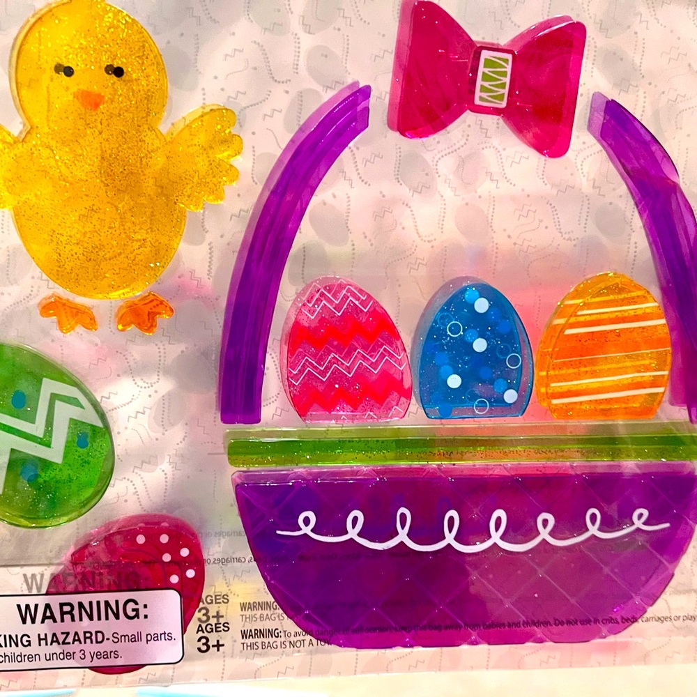 Easter gel stickers